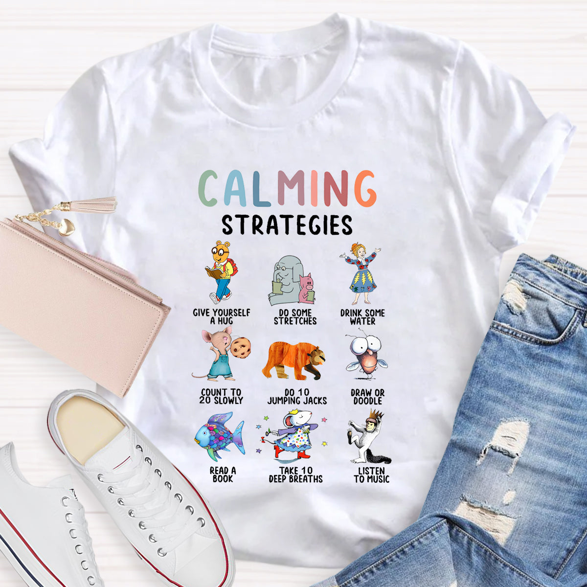 Calming Strategies Sped Classroom Teacher T-Shirt