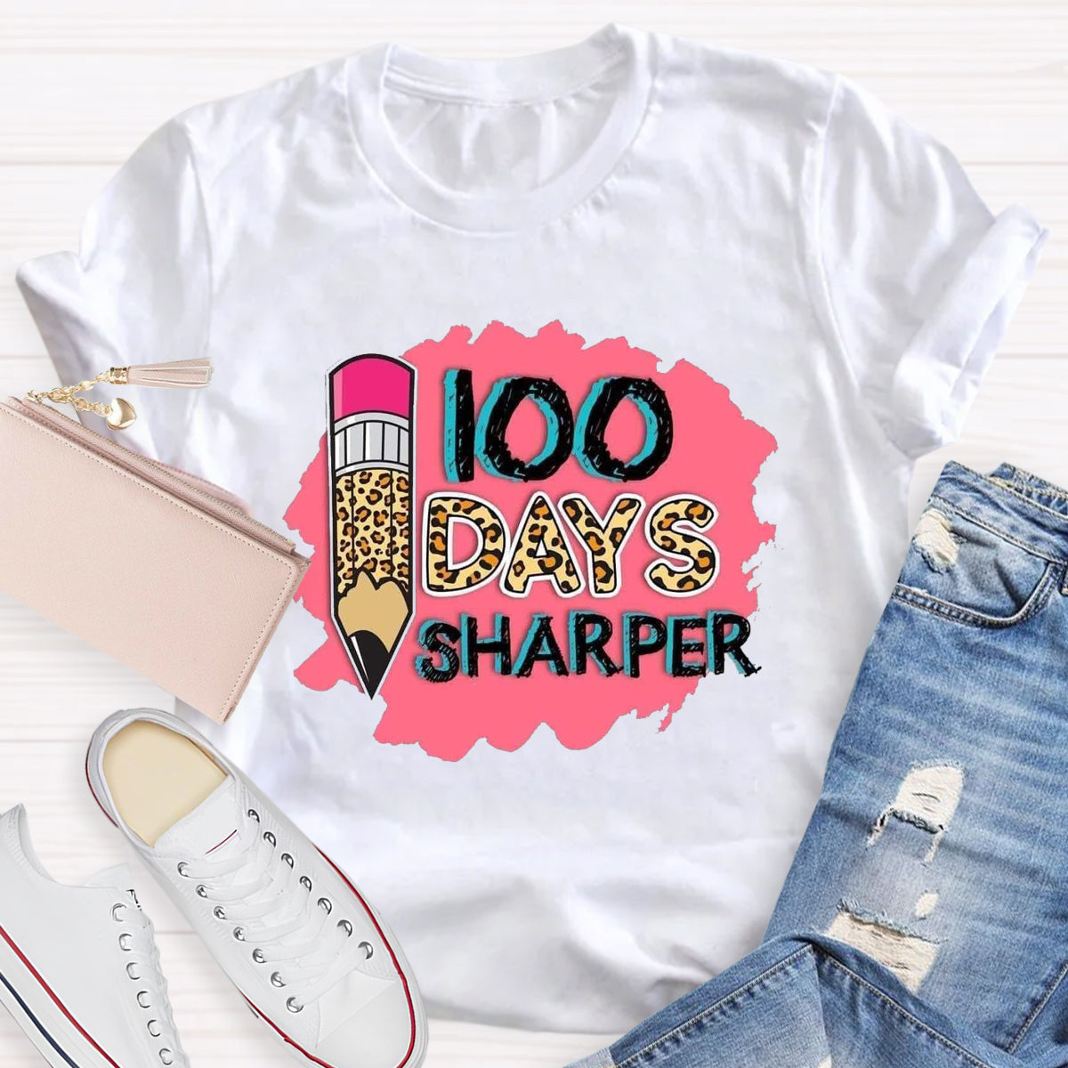 100 Days Sharper Teacher T-Shirt