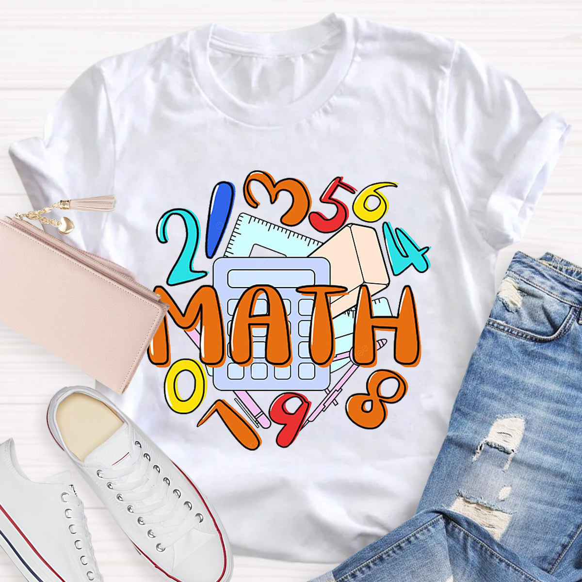 Math Number Teacher T-Shirt