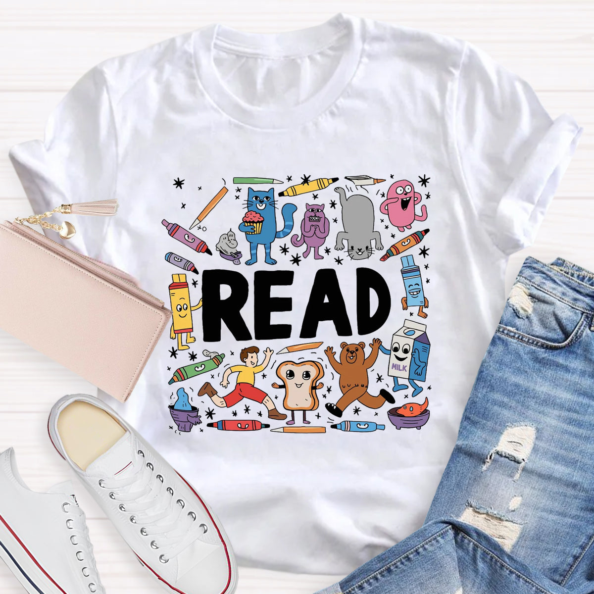 I Still Read Children's Books Teacher T-Shirt