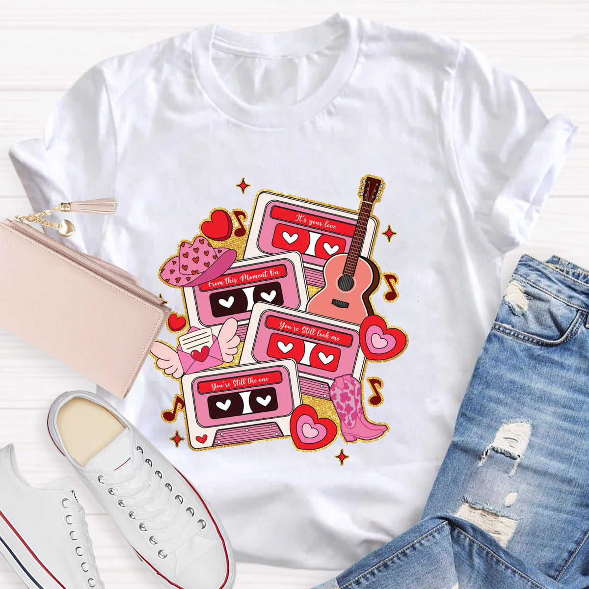 Valentine's Day Country Music T-Shirt