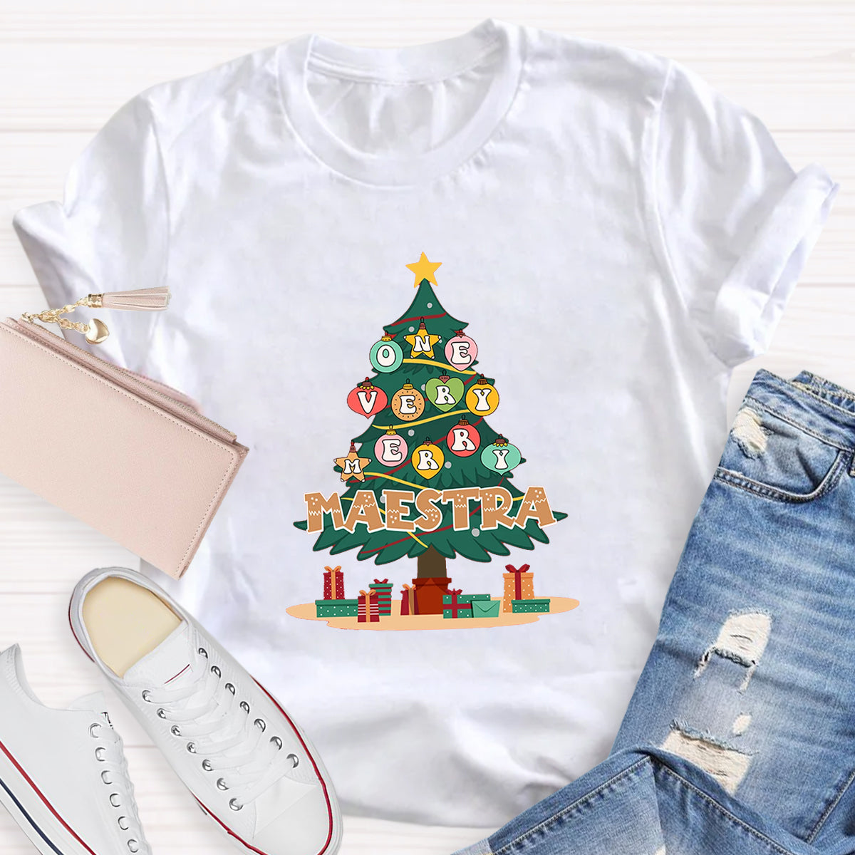 One Very Merry Maestra Teacher T-Shirt