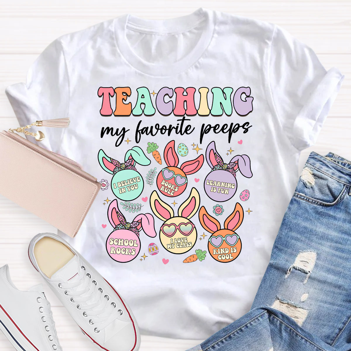 Teaching My Favorite Peeps School Rocks T-Shirt