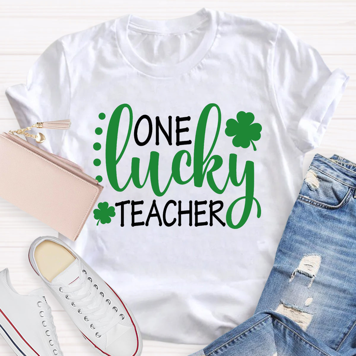 One Lucky Teacher T-Shirt