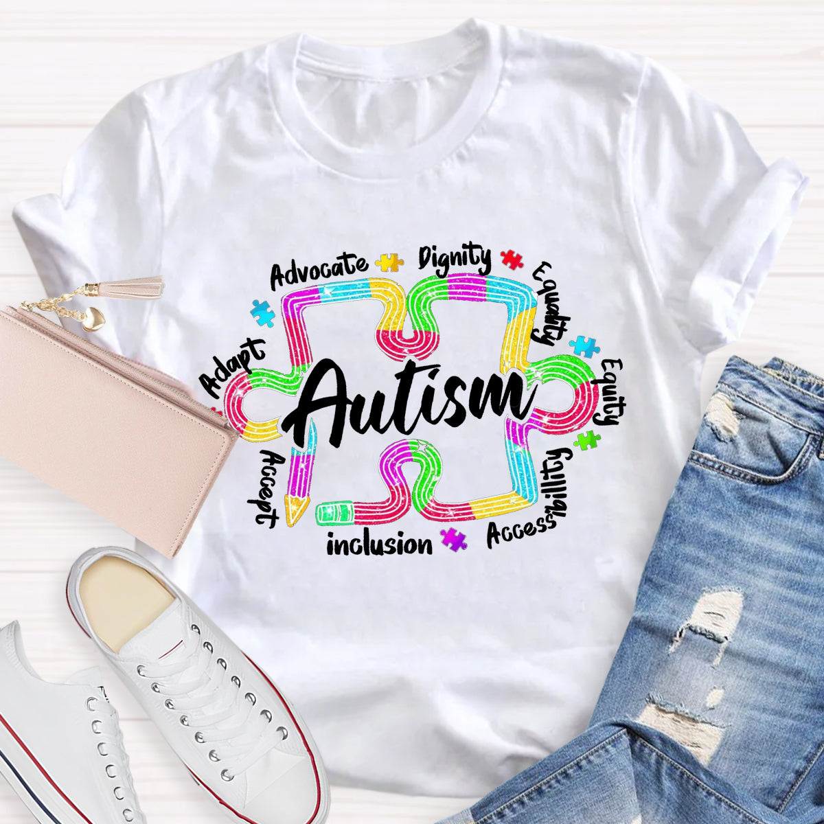 Autism Pencil Special Education T-Shirt