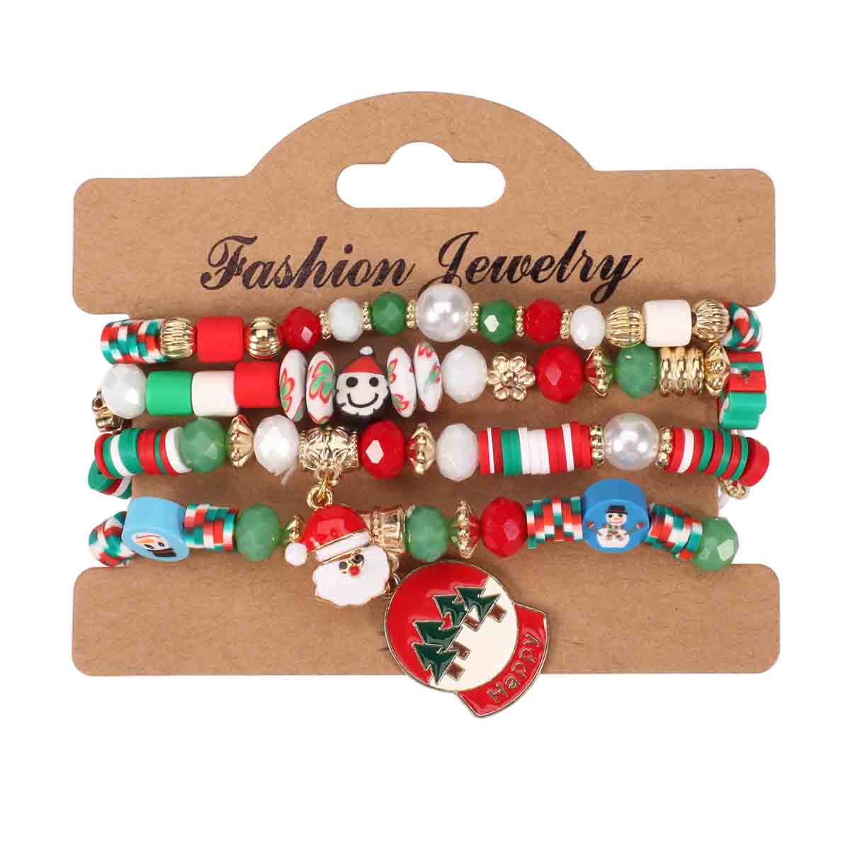 Christmas Snowman Christmas Tree Bracelet