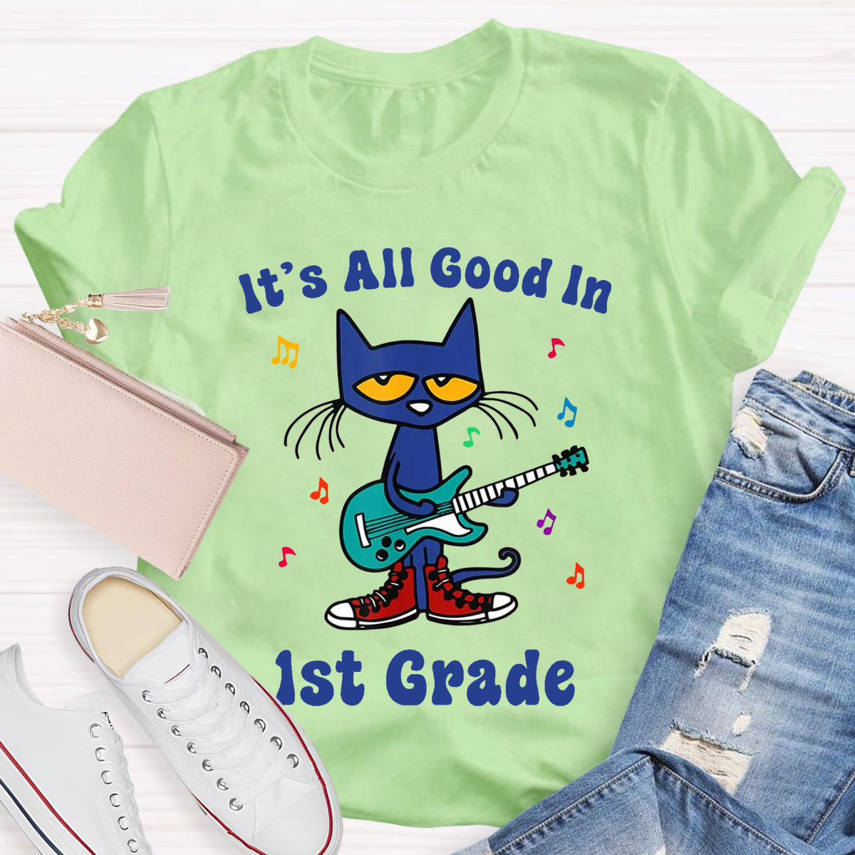 Personalized Grade It's All Good In School Grade T-Shirt