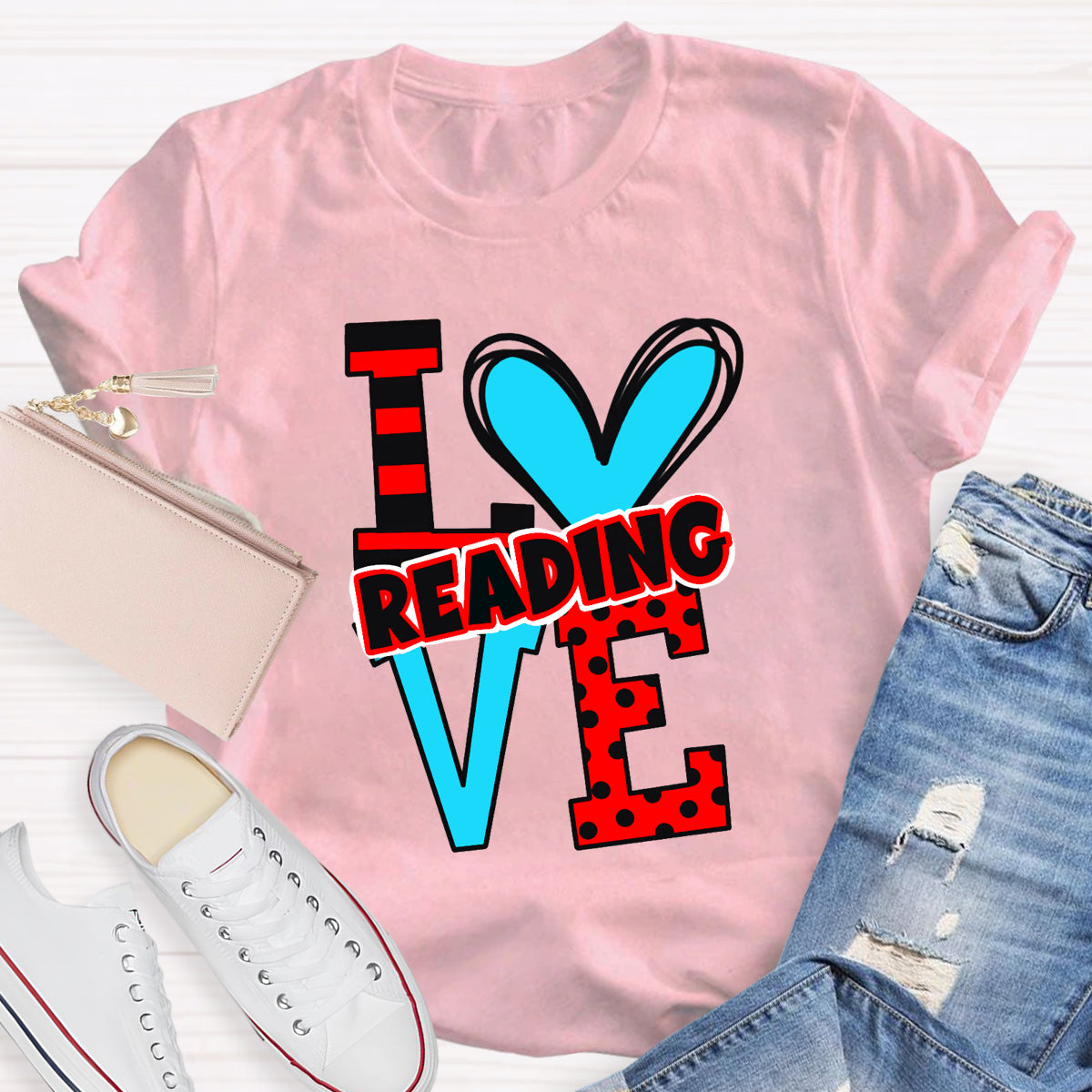 Love Reading Children's Books Teacher T-Shirt