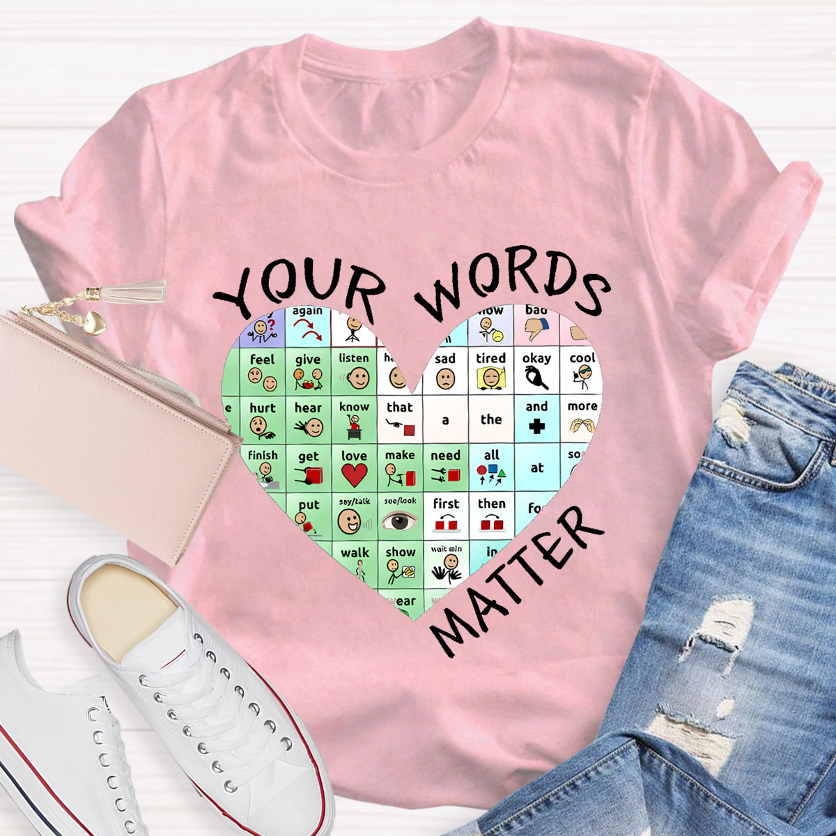 Your Words Do Matter Teacher T-Shirt