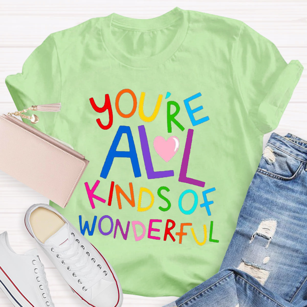 You're All Kind Of Wonderful Teacher T-Shirt