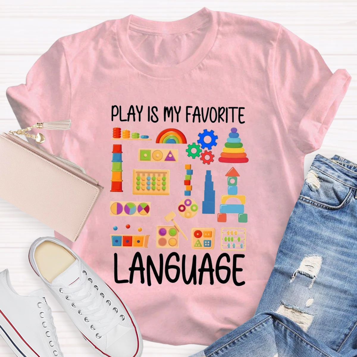 Play Is My Favorite Way to Learn Teacher T-Shirt