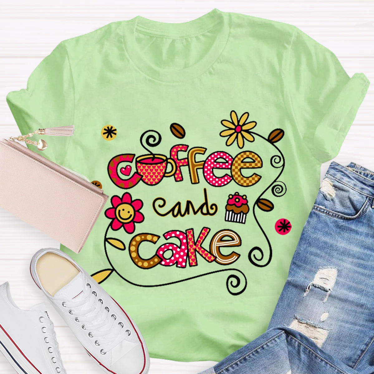 Coffee And Cake Happy Holiday T-Shirt