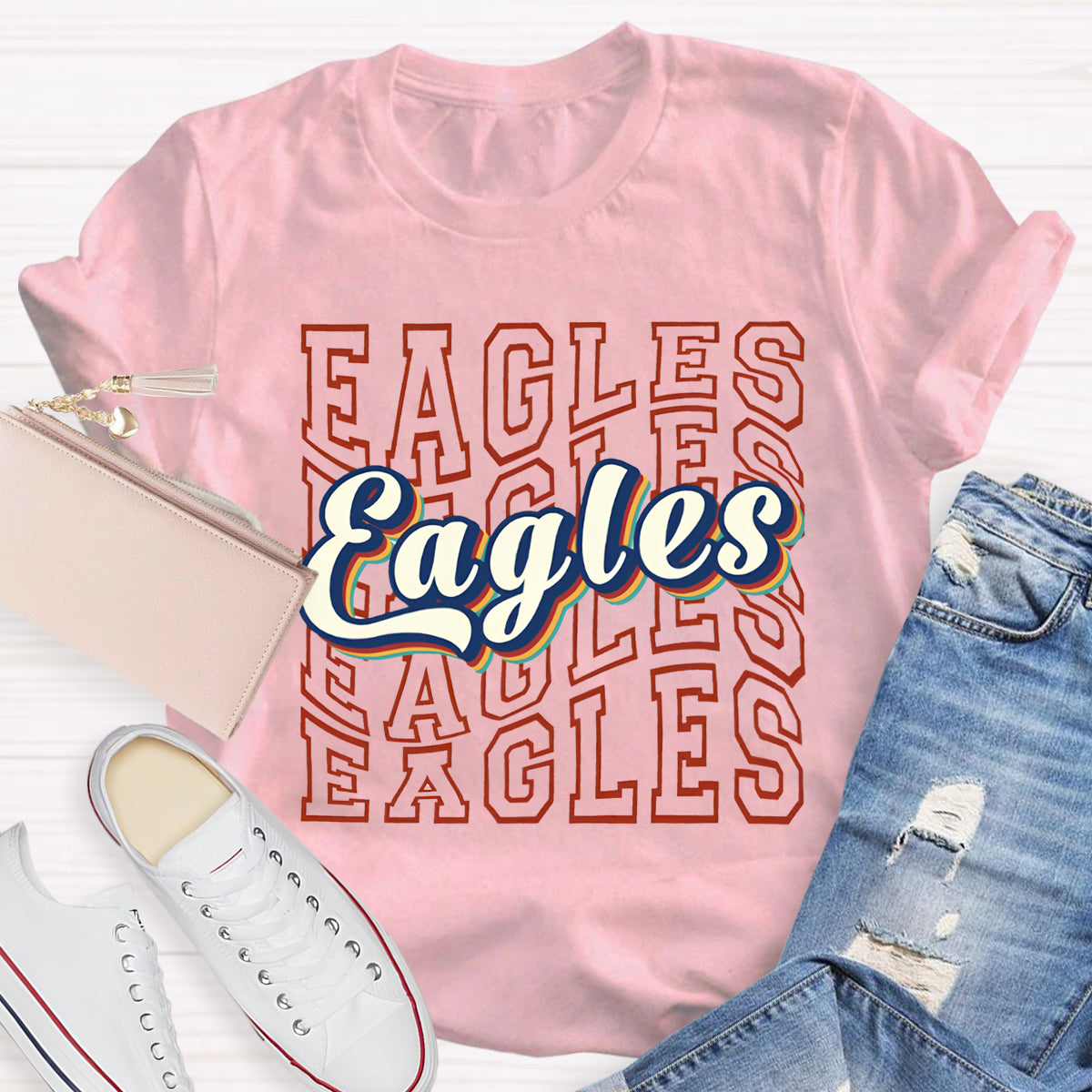 Personalized School Spirits Mascot T-Shirt