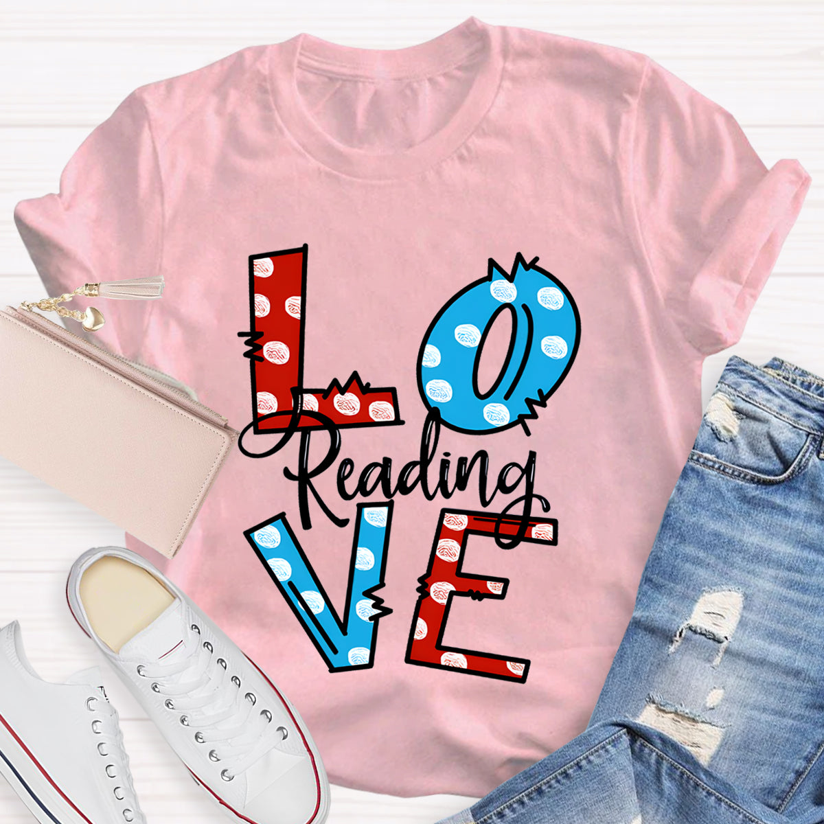 Love Reading Teacher T-Shirt