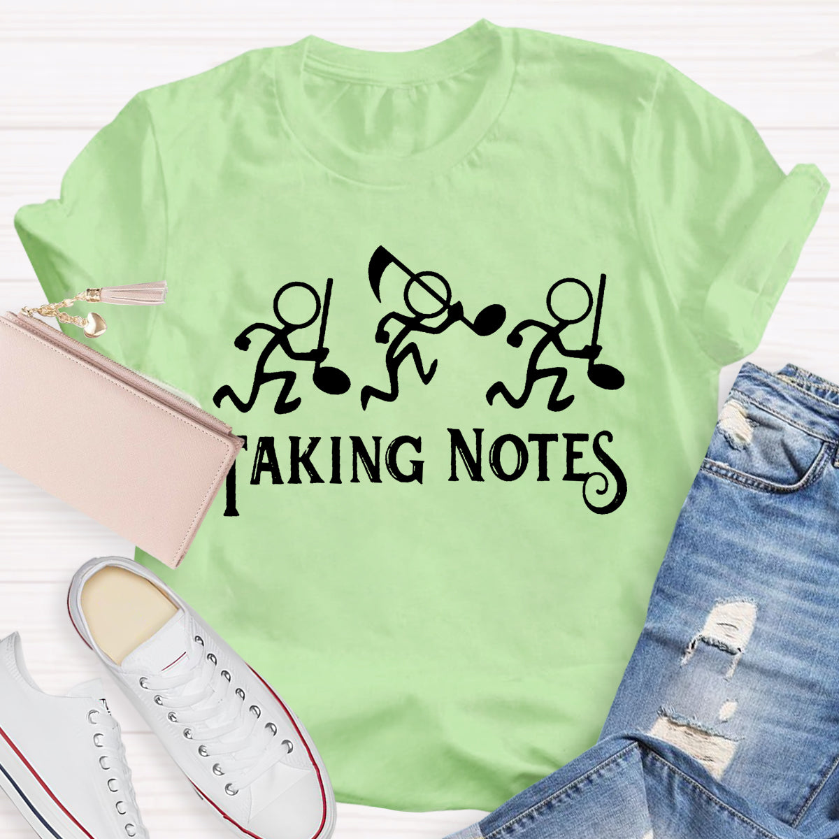 Taking Notes Music Teacher T-Shirt