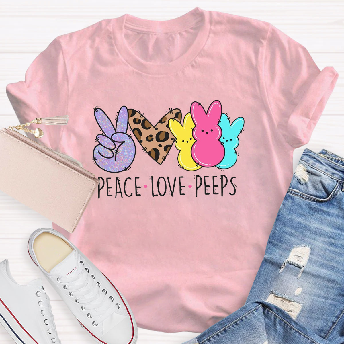 Peace Love Peeps T-Shirt