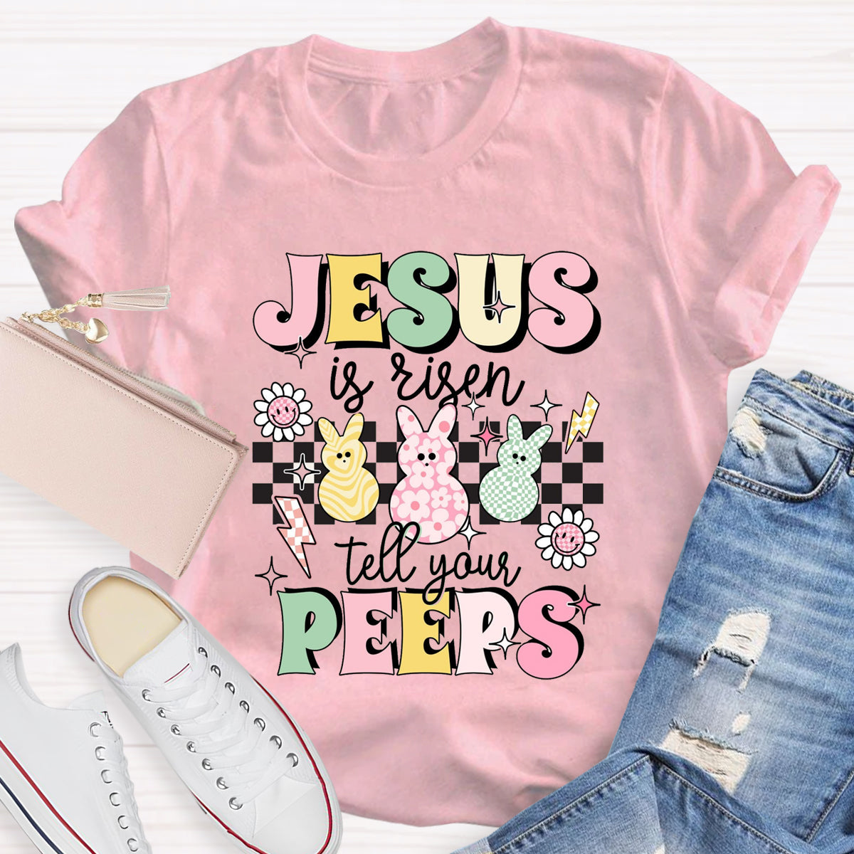 Jesus Is Risen Tell Your Peeps T-Shirt