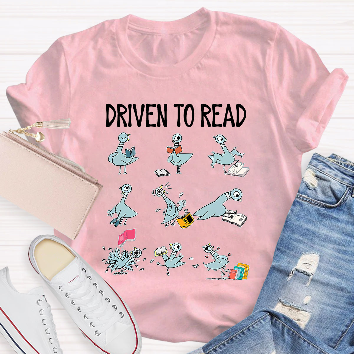 Driven To Read Teacher T-Shirt