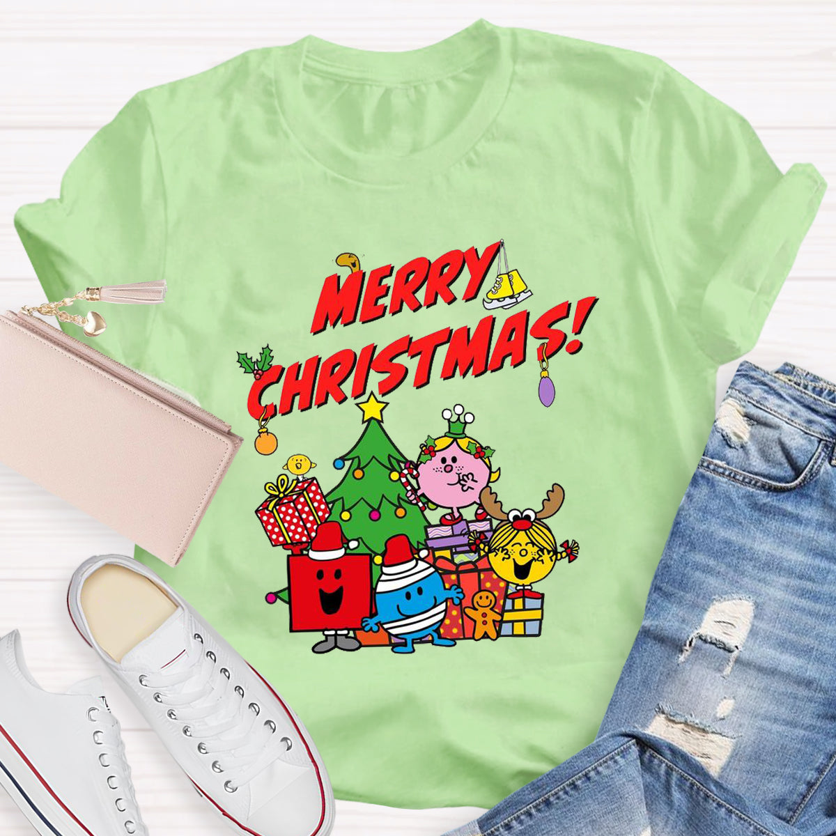 Merry Merry Little Miss Teacher T-Shirt