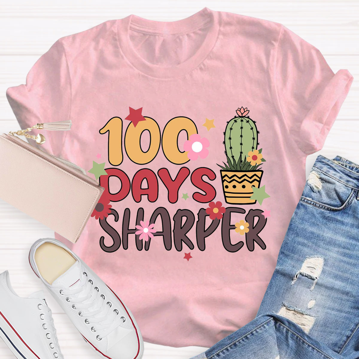 100 Days Sharper Teacher T-Shirt