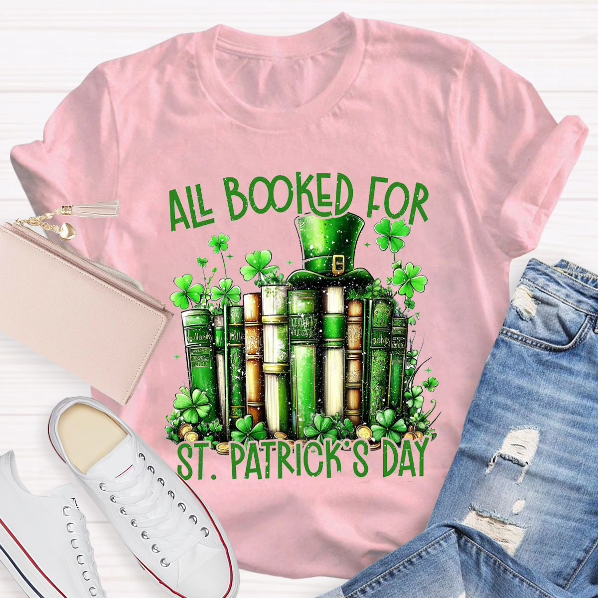 All Booked For St. Patrick'S Day T-Shirt