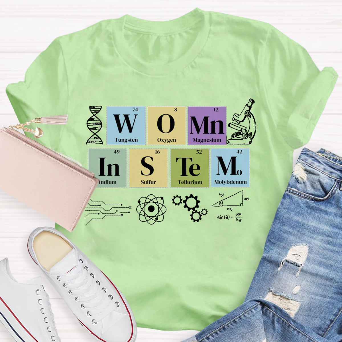 Women In Stem Teacher T-Shirt