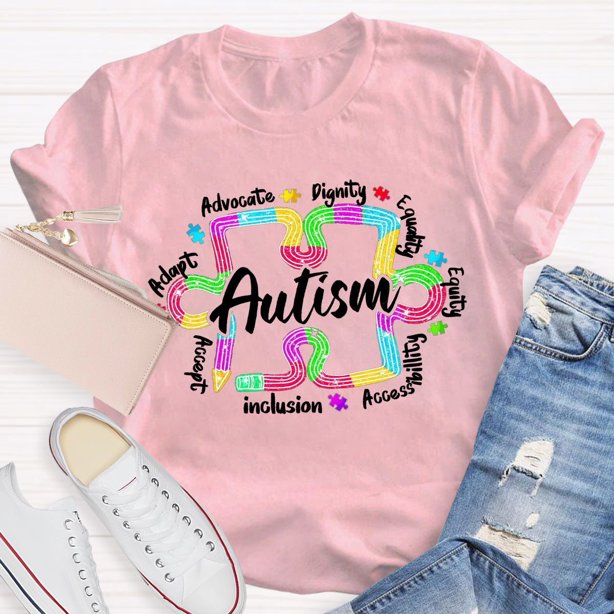 Autism Pencil Special Education T-Shirt