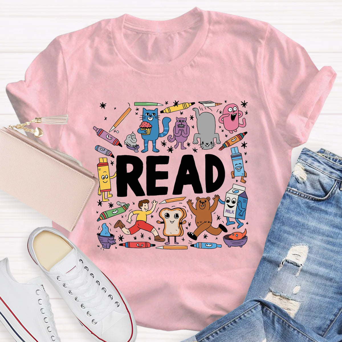 I Still Read Children's Books Teacher T-Shirt