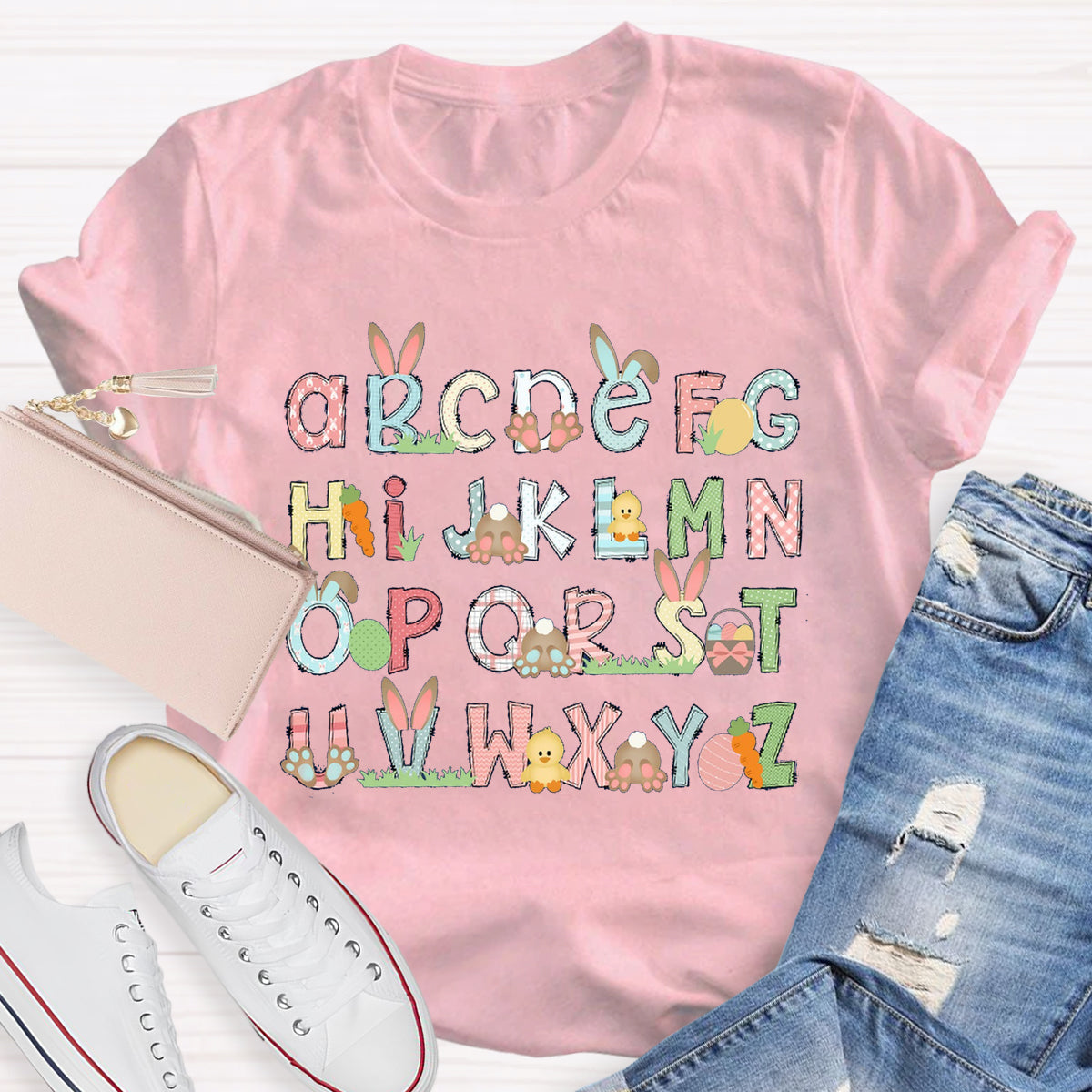 Easter Bunny Alphabet T-Shirt