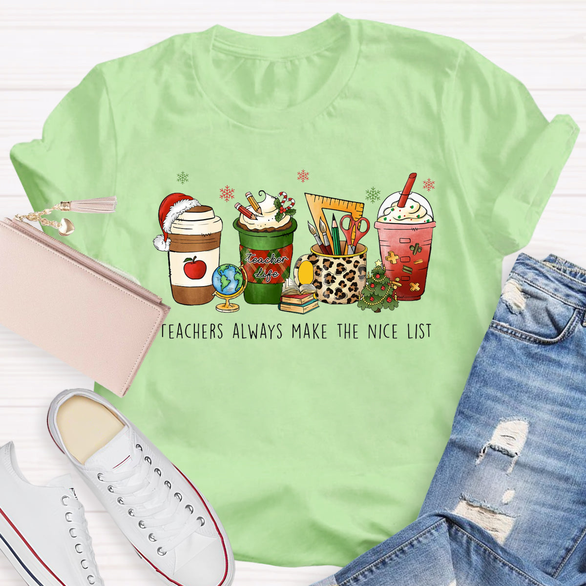 Teachers Always Make The Nice List T-Shirt