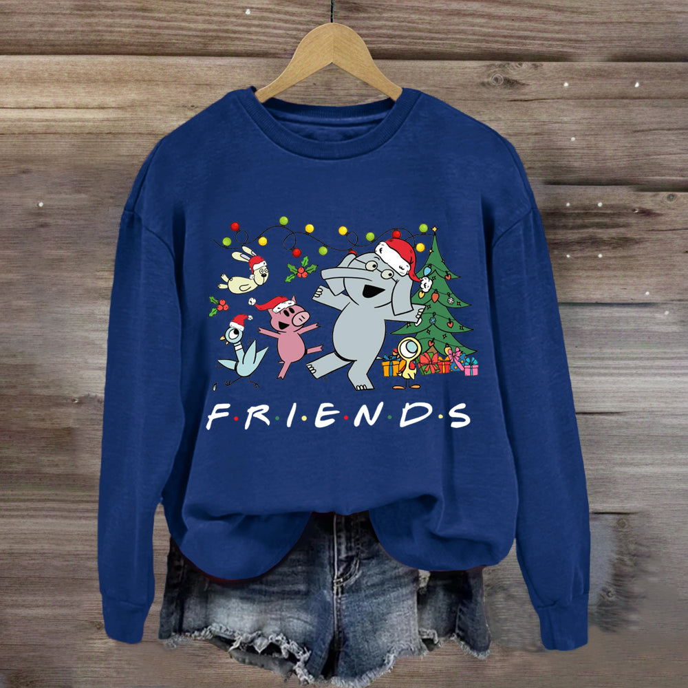 Friends Elephant And Piggie Christmas Sweatshirt