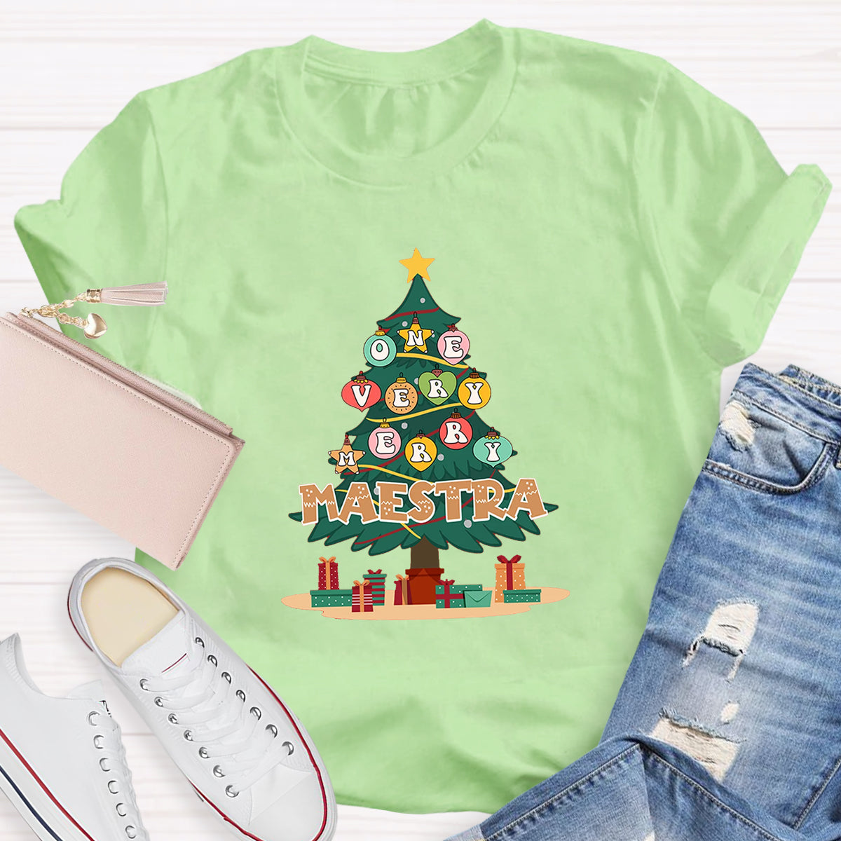 One Very Merry Maestra Teacher T-Shirt