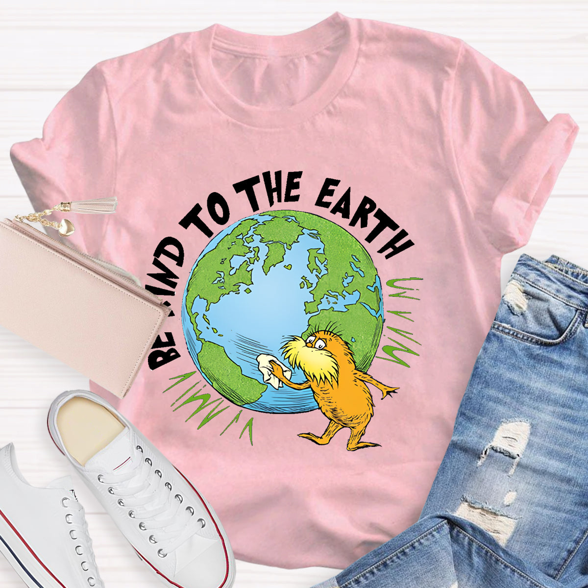 Be Kind To The Earth Teacher T-Shirt