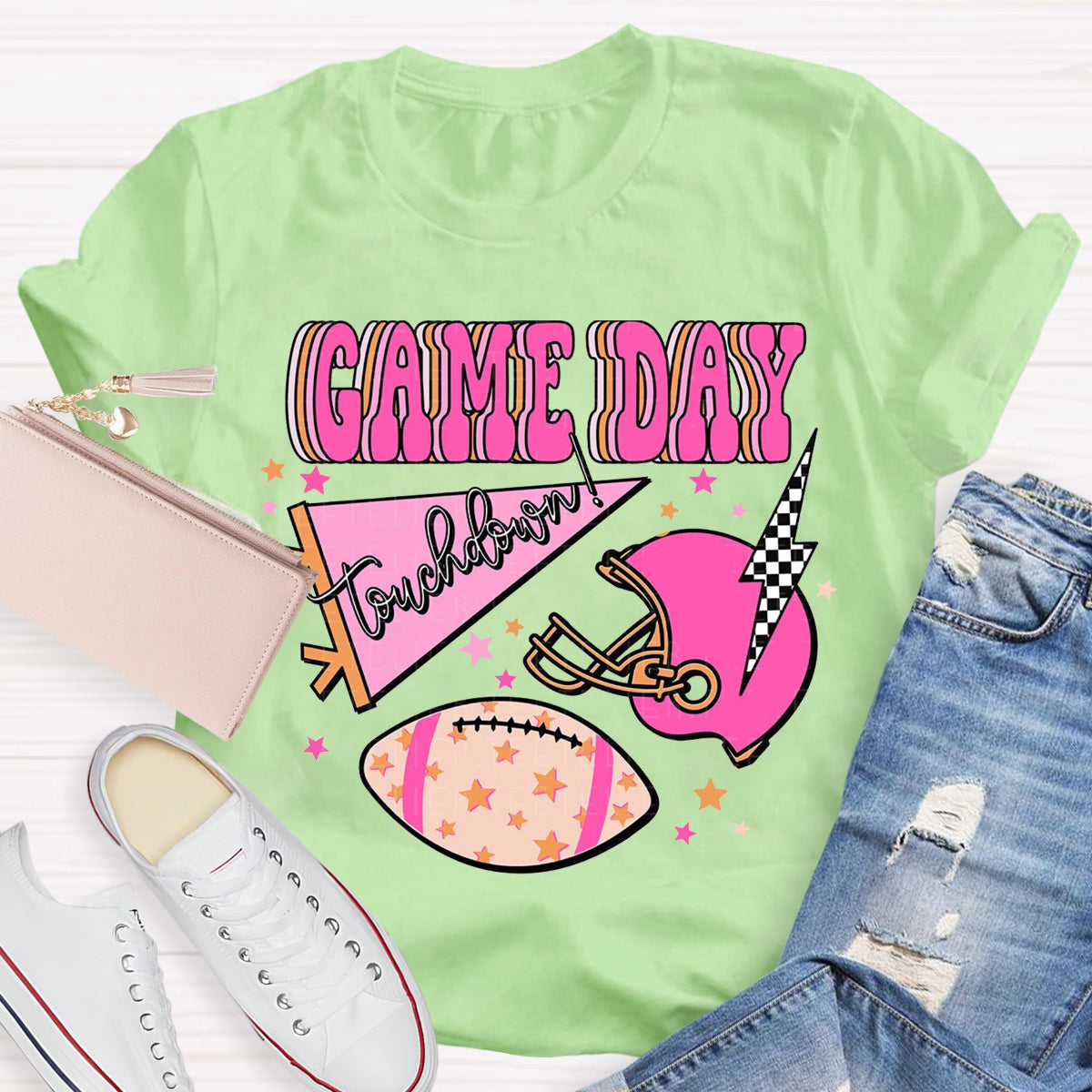 Game Day Football Touchdown Season T-Shirt