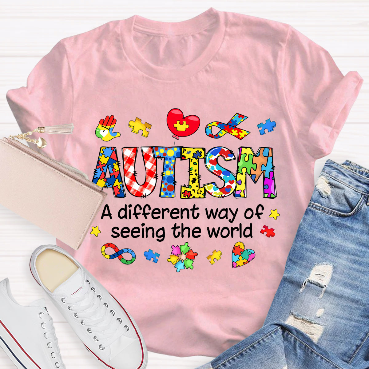 Autism A Different Way Of Seeing The World T-Shirt