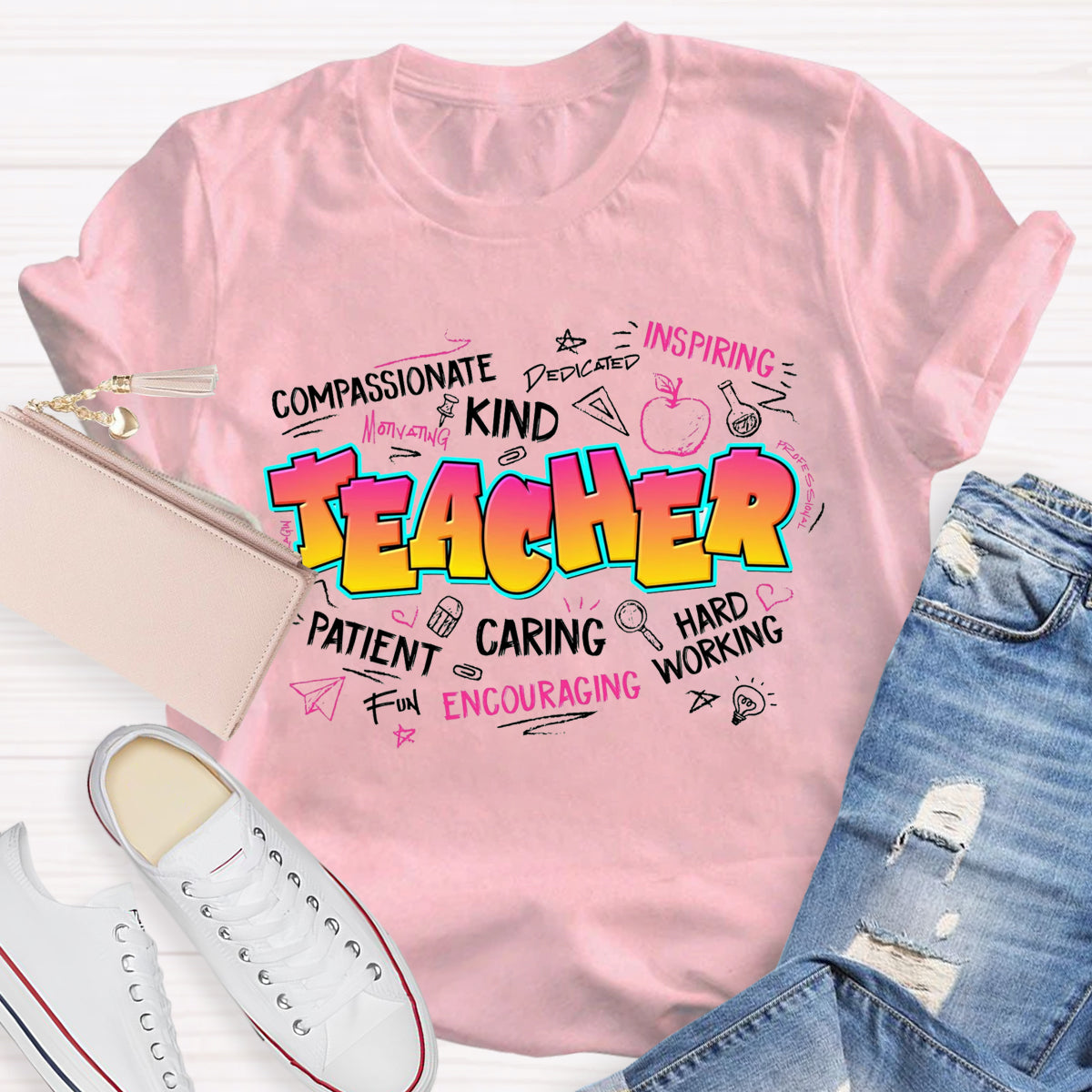 Teachers Radiating Excellence Teacher T-Shirt