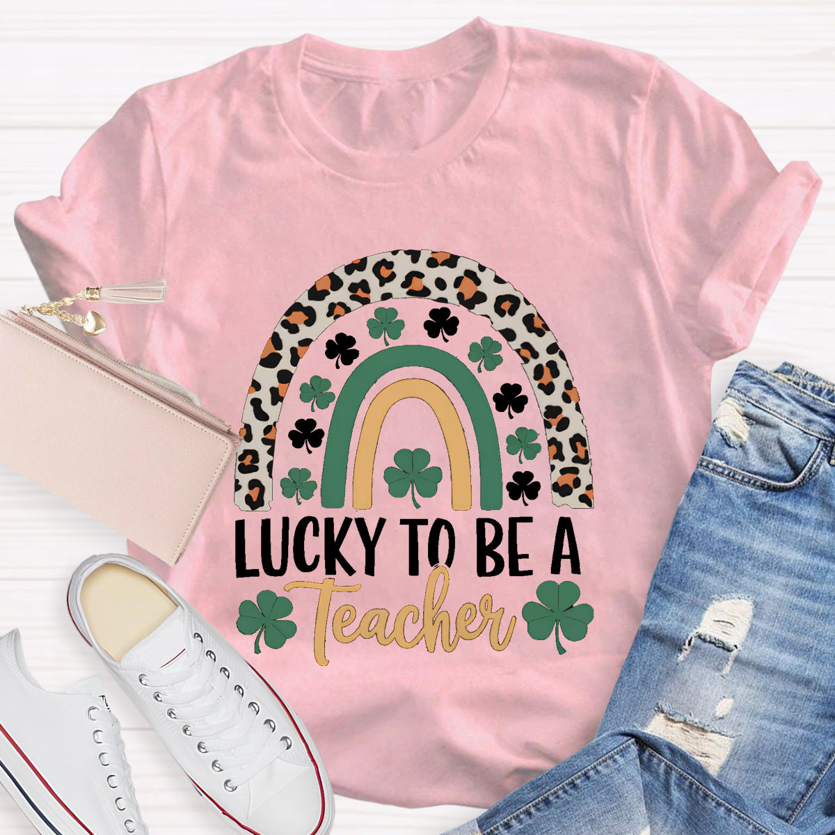 Lucky To Be A Teacher T-Shirt