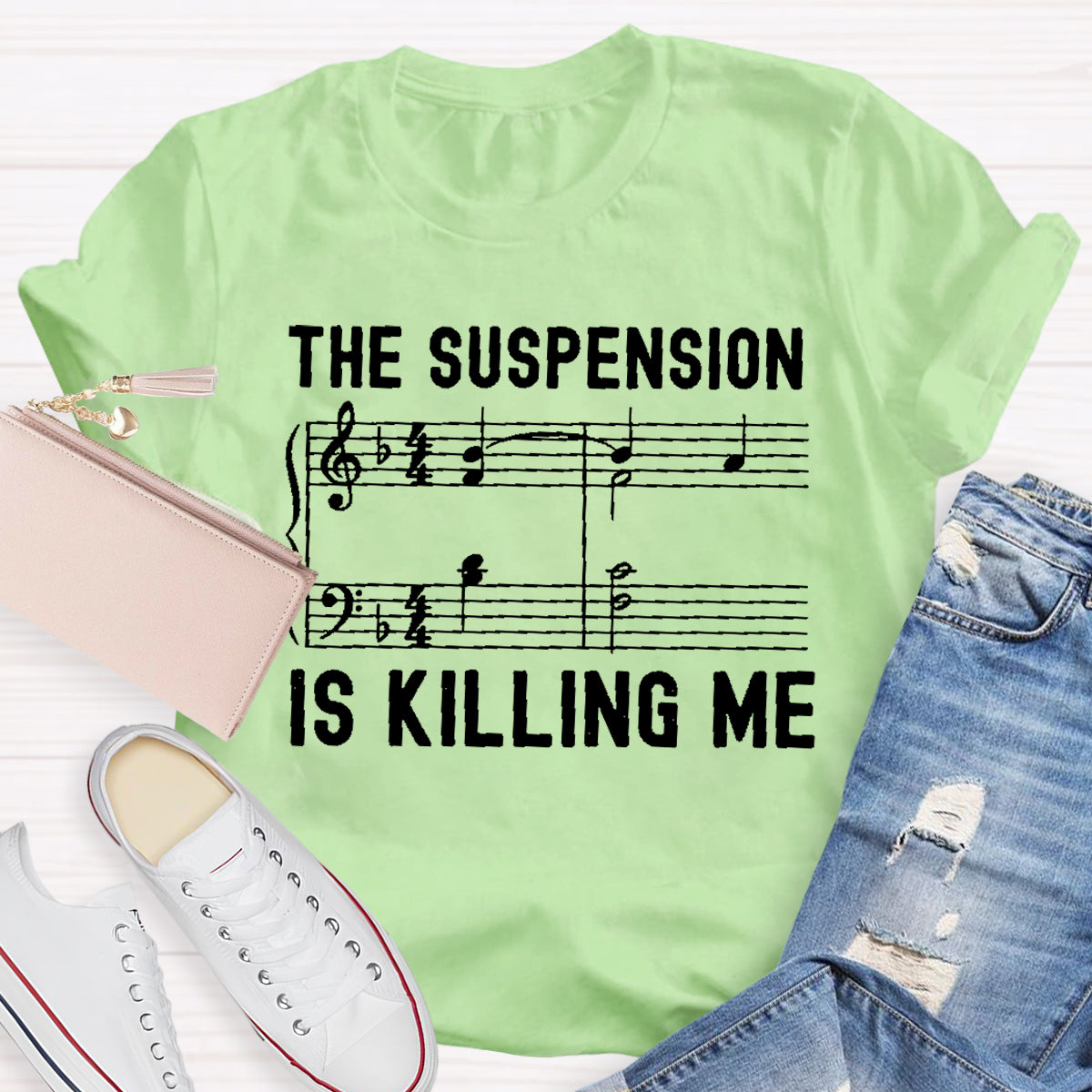 The Suspension Is Killing Me Math Teacher T-Shirt