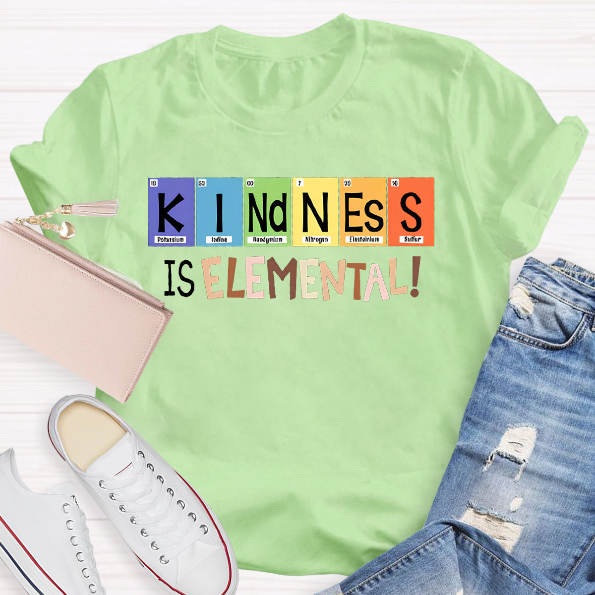 Kindness Is Elemental Teacher T-Shirt