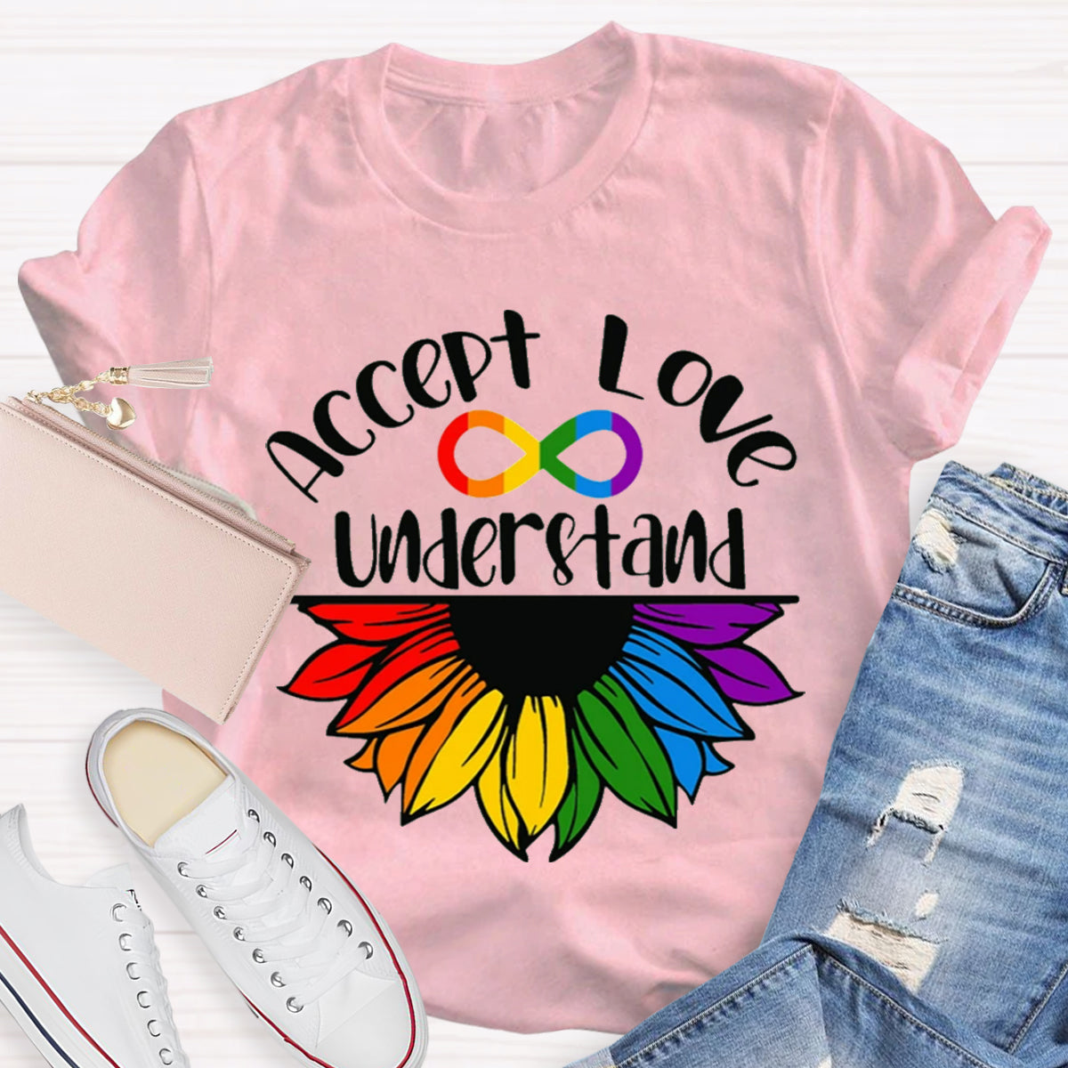 Accept Love Understand Sunflower T-Shirt