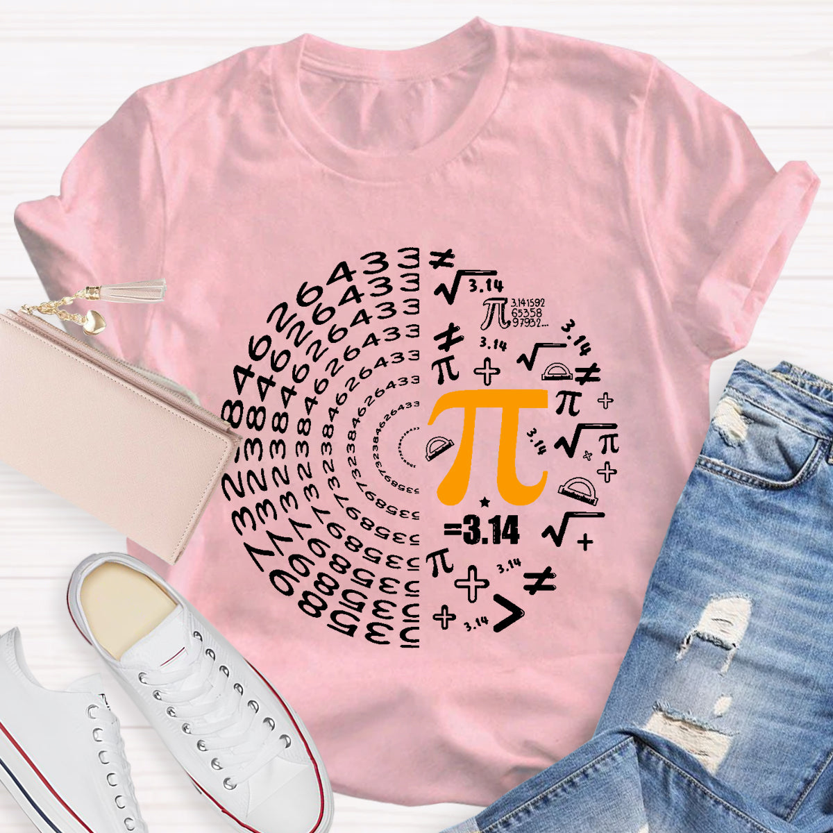 Funny Pi Day Math Teacher T-Shirt