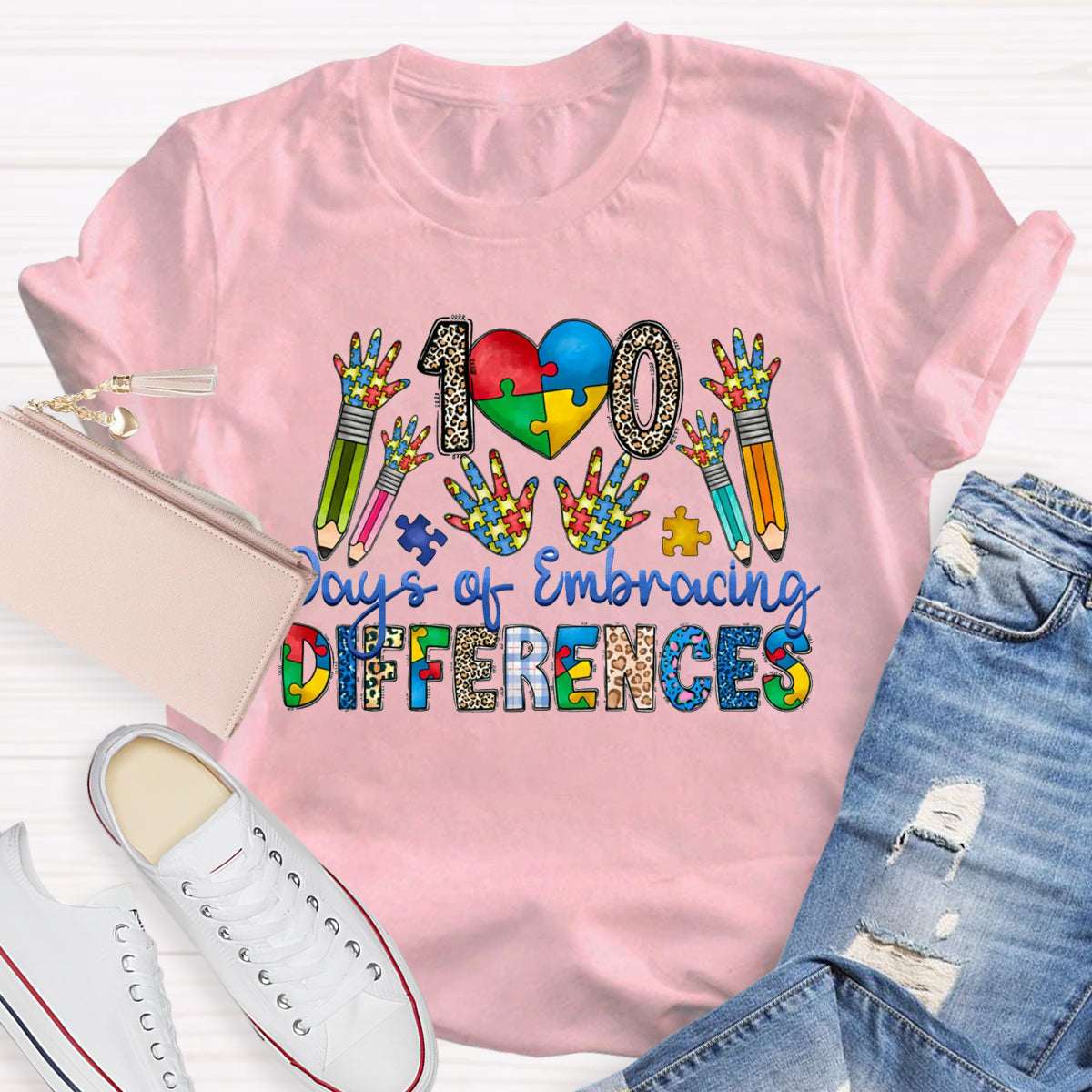 100 Days Of Embracing Difference T-Shirt