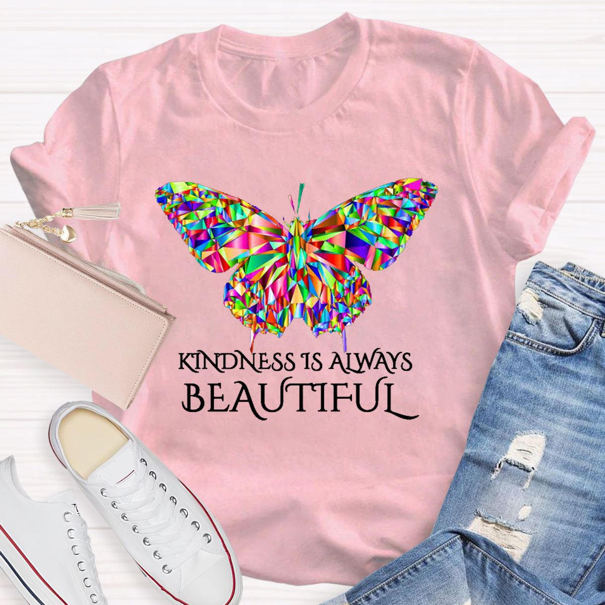 Kindness Is Always Beautiful Butterfly T-Shirt