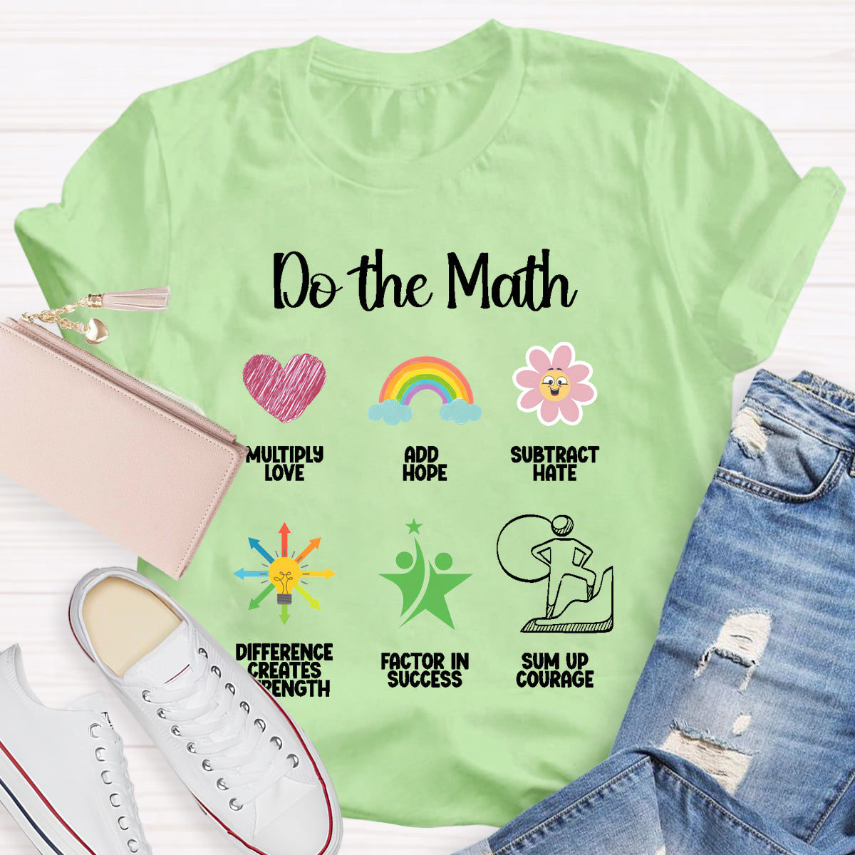 Do The Math Add Hope Math Teacher T-Shirt