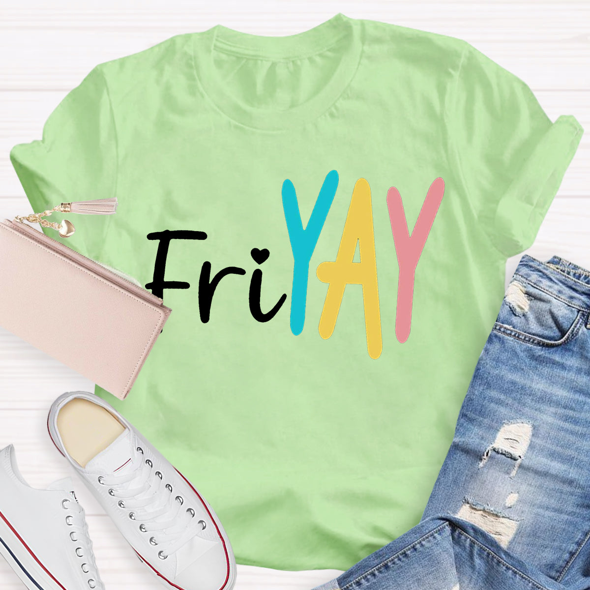 Yay Friyay Teacher T-Shirt