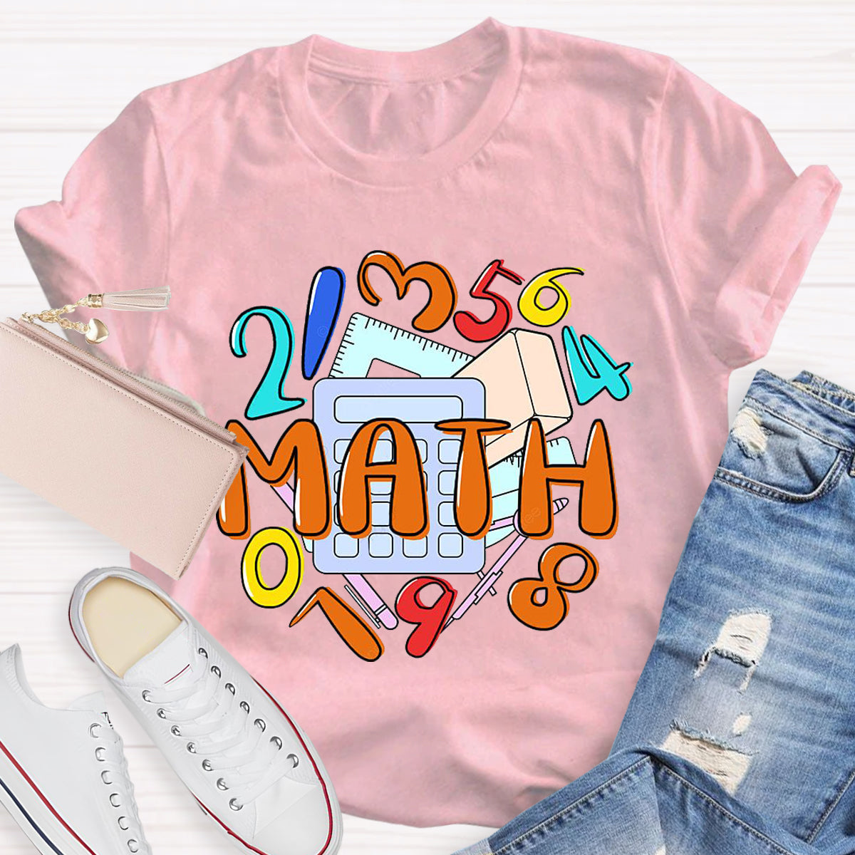 Math Number Teacher T-Shirt