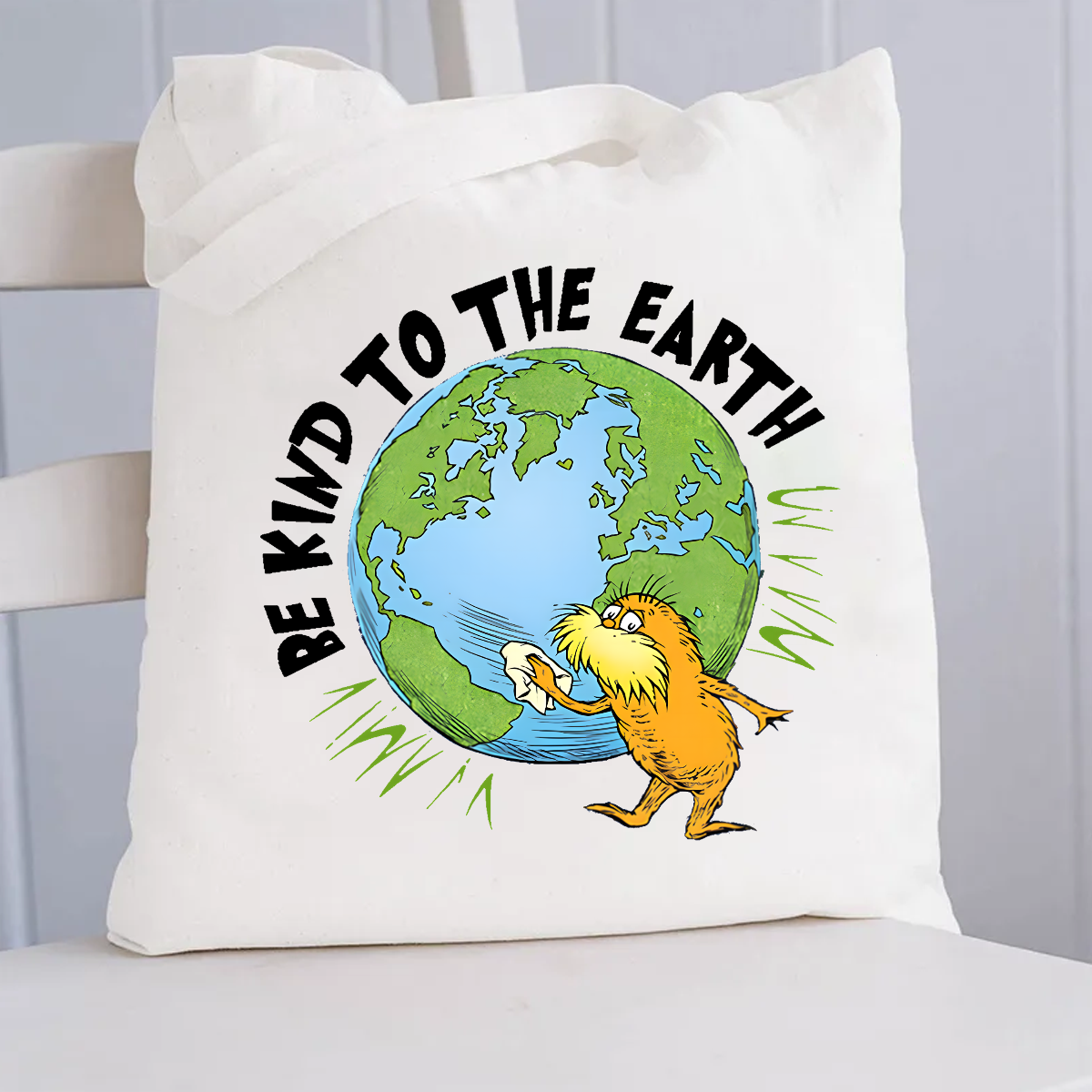 Be Kind To The Earth Canvas Tote Bag