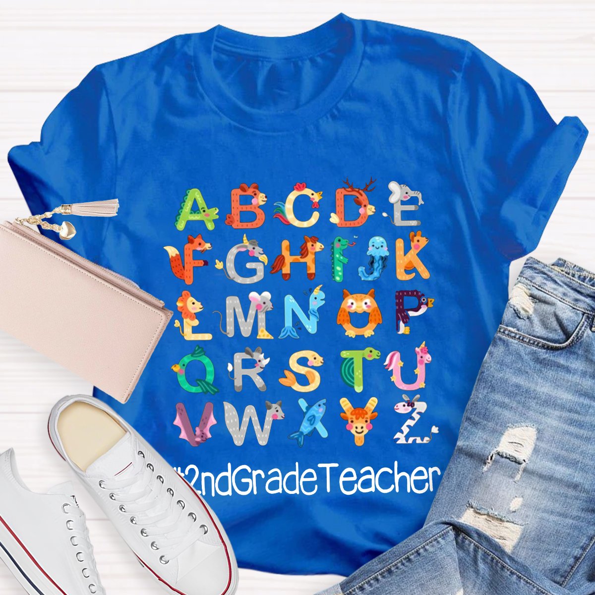 Personalized Letter Teacher Shirt