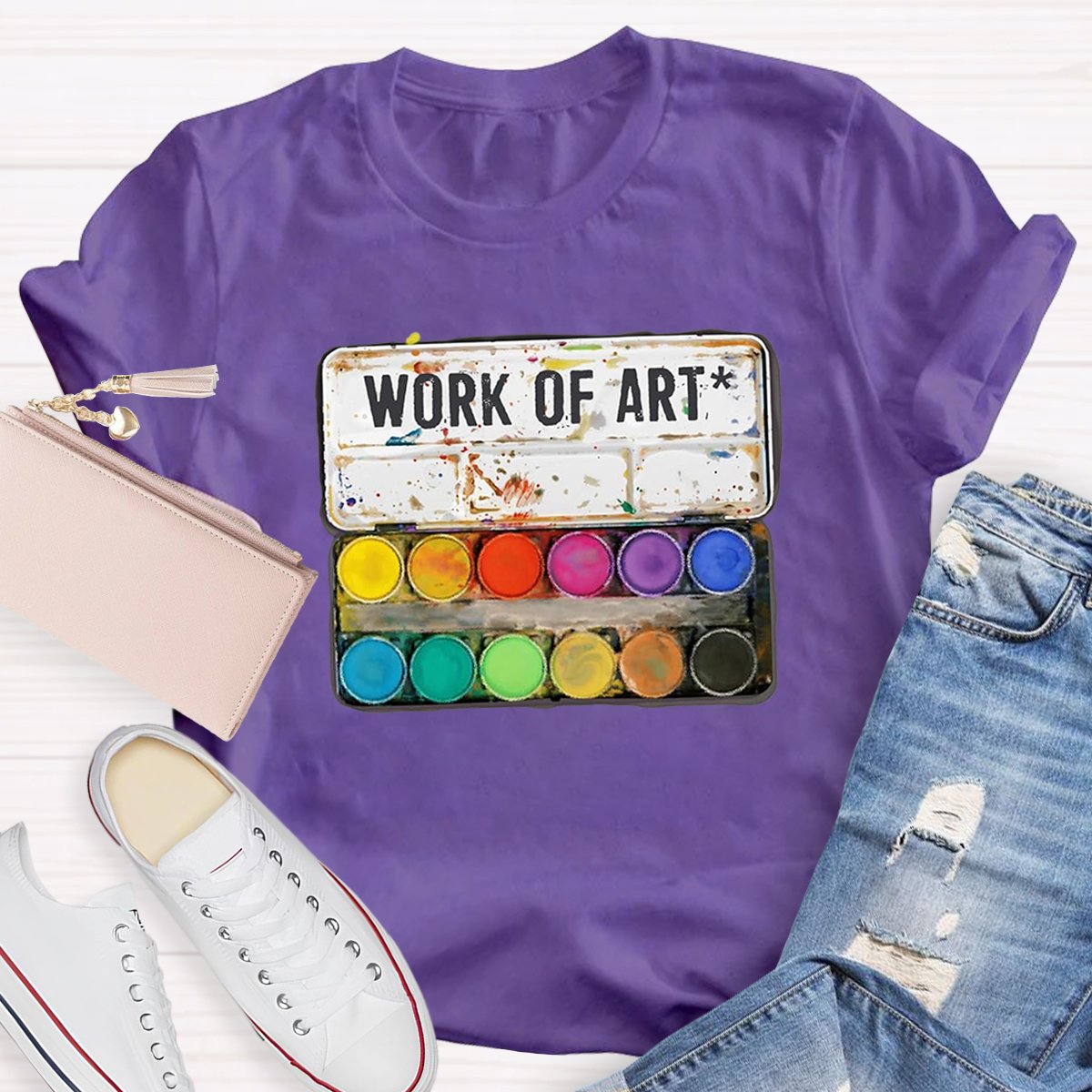 Work Of Art Teacher Shirt