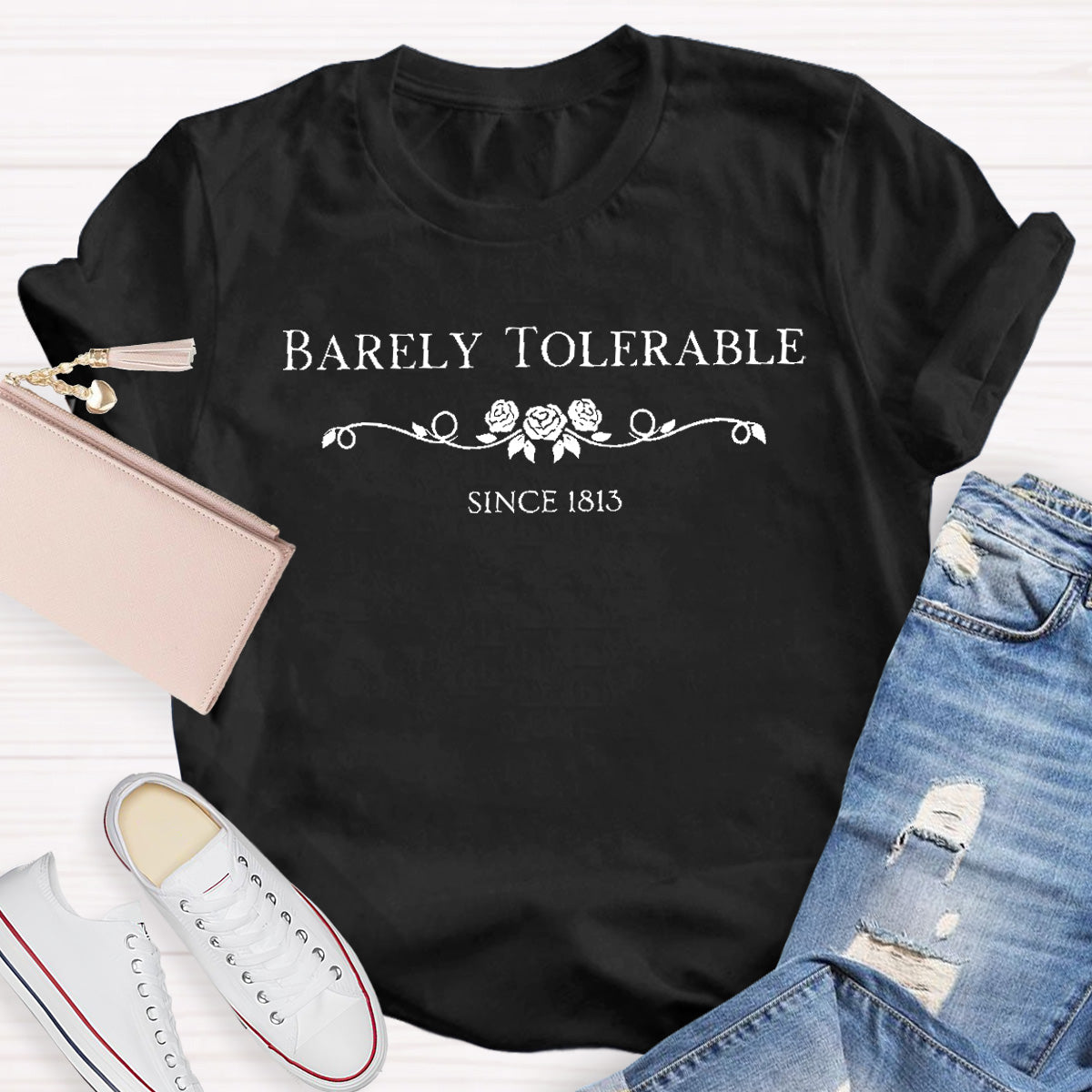 Barely Tolerable Teacher T-Shirt
